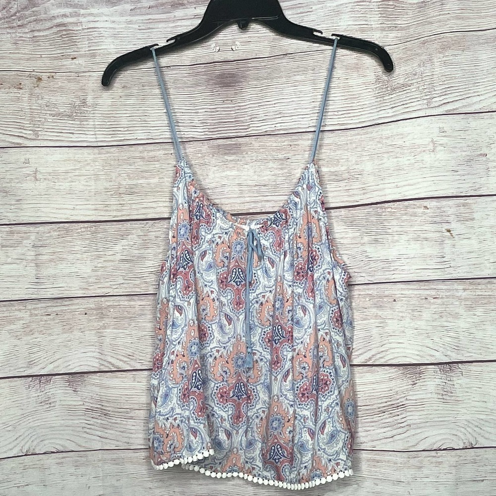 Victoria's Secret Paisley Boho Lounge Pajama Cami Camisole Top Large New - Picture 8 of 11